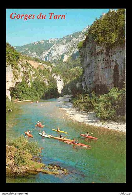 48 - Les Gorges du Tarn - Descente en Canoes-Kayaks dans les Détroits des Gorges du Tarn - CPM - Voir Scans Recto-Verso