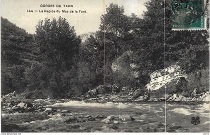 Carte postale ancienne de GORGES du TARN