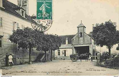 93 - Gournay sur Marne - Ferme agronomique - Animée - Coin inférieur gauche abimé - CPA - Voir Scans Recto-Verso