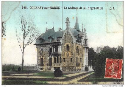 Carte Postale Ancienne de GOURNAY sur MARNE