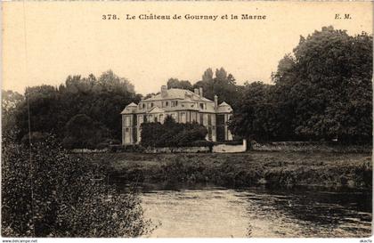 CPA GOURNAY-sur-MARNE Chateau de Gournay et la Marne (1354079)