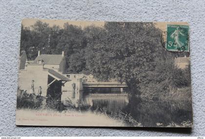 Cpa 1911, Gouvieux, pont de Chaumont, Oise 60