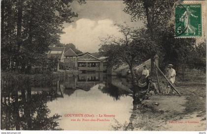 CPA GOUVIEUX - La Nonette vue du Pont-des-Planches (130507)