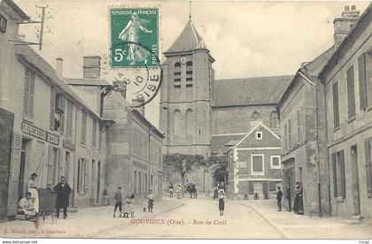 CPA Gouvieux Rue de Creil