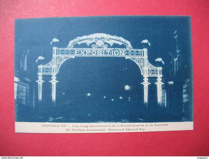 Carte  Exposition Internationale Grenoble 1925