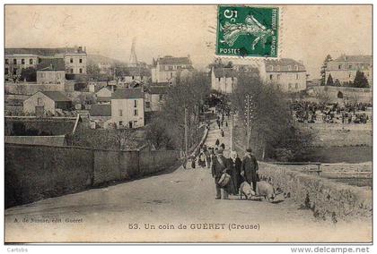 23 GUERET Un coin de Guéret