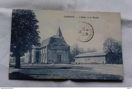 Cpa 1925, Guérigny, l'église et le marché, Nièvre 58