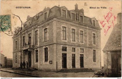 CPA GUEUGNON Hotel de Ville (649864)