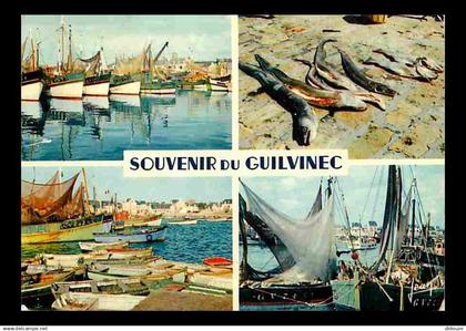 29 - Le Guilvinec - Multivues - Chalutiers à quai - Bateaux - Voir Scans Recto Verso