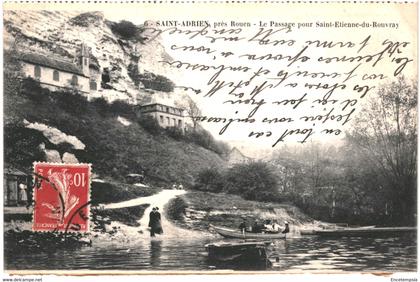 CPA carte postale France Saint-Adrien  Passage pour Saint Etienne du Rouvray   VM61888