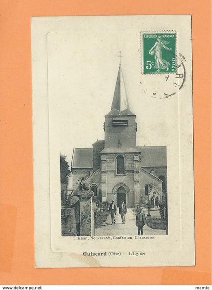 CPA  - Guiscard  -(Oise) - L'église