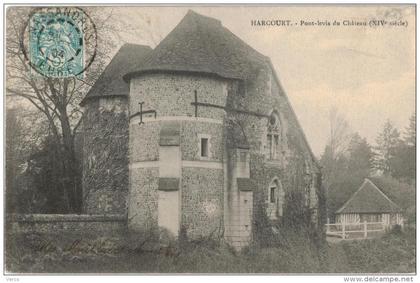 Carte Postale Ancienne de HARCOURT