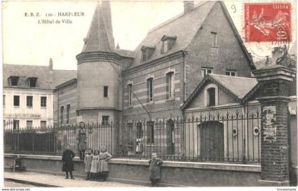 CPA  Carte Postale  France   Harfleur  Hôtel de Ville   VM57133