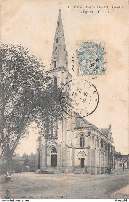 ¤¤   -  HAUTE-GOULAINE   -  L'Eglise   -  ¤¤