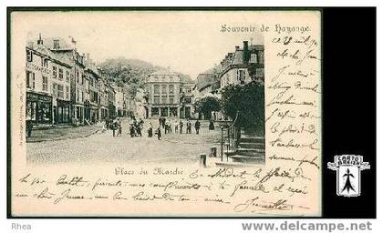 57 Hayange - Souvenir de Hayange  Place du Marché -  cpa Rhea D57D  K57306K  C57306C