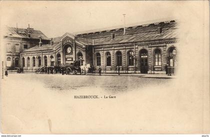 CPA HAZEBROUCK - La Gare (136131)