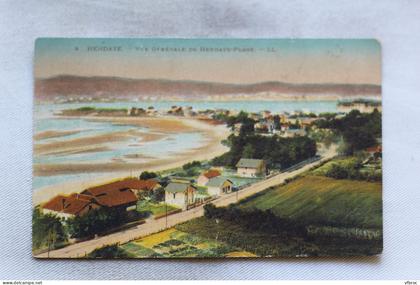 N882, Hendaye, vue générale de Hendaye plage, Pyrénées Atlantiques 64