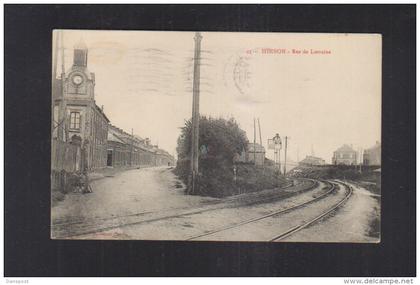 Carte Postale Hirson Rue de Lorraine 1915