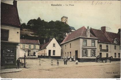 CPA HOUDAIN - La Place (129503)