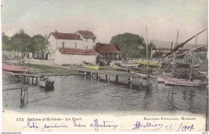 Carte postale ancienne de HYERES - Salines