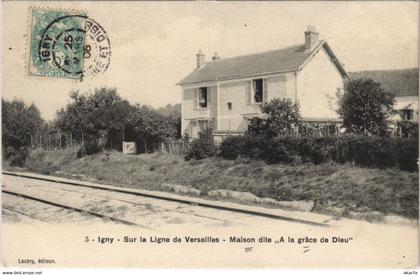 CPA IGNY Sur la Ligne de VERSAILLES (806731)