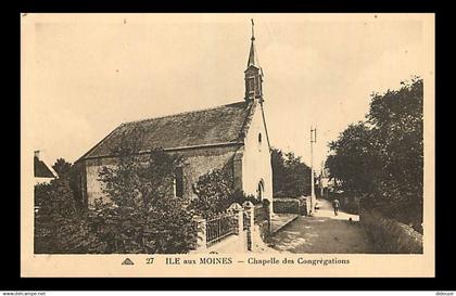 56 - Ile aux Moines - Chapelle des Congrégations - Animée - CPA - Voir Scans Recto-Verso