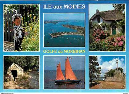 56 - Ile aux Moines - Multivues - Bateaux - Folklore - CPM - Voir Scans Recto-Verso