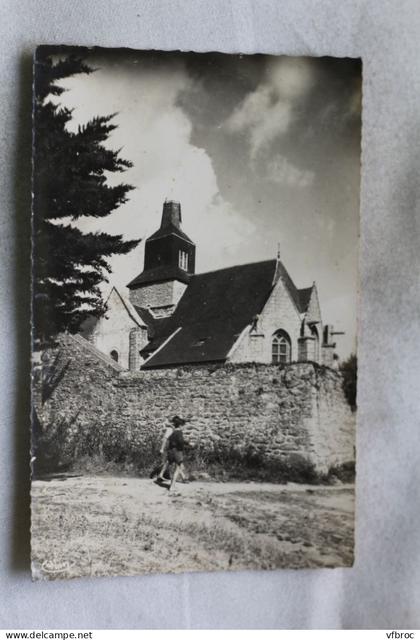 Cpsm 1951, ile d'Arz, église, Morbihan 56