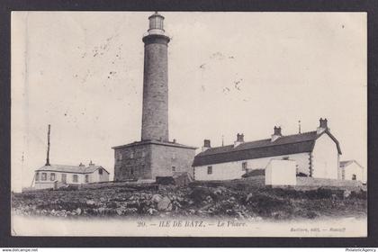 FRANCE, RPPC postcard, Île de Batz, Lighthouse