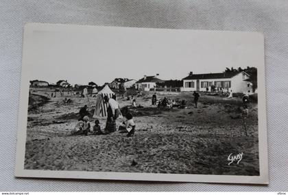 Cpsm, ile de Noirmoutier, la plage du Viel, Vendée 85