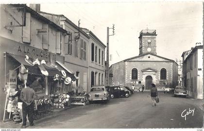 CPSM Ile de Ré Place de l'Eglise