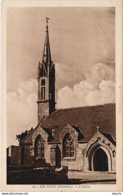 CPA Ile TUDY - L'Église (143182)