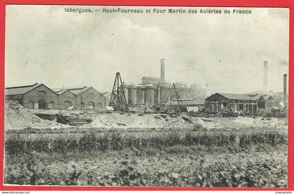 Isbergues - Haut-Fourneau et Four Martin des Aciéries de France - Industrie Sidérurgie