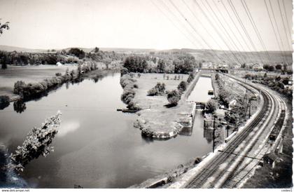 ISLE SUR LE DOUBS  LE DOUBS ET LE CANAL