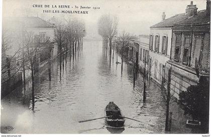 Crue de la Seine - Issy-les-Moulineaux