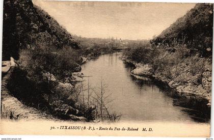 CPA ITXASSOU - Route de Pas-de-Roland (163353)