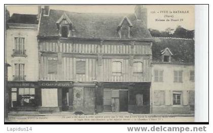 021A/ CPA IVRY LA BATAILLE   (eure )  MAISON DE HENRI IV