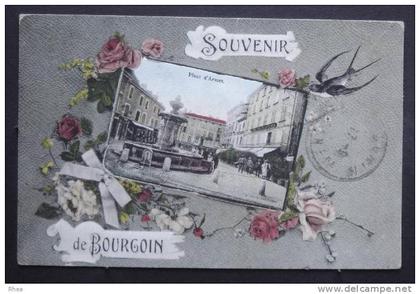 38 Bourgoin-Jallieu souvenir de    D38D  K38053K  C38053C RH038156