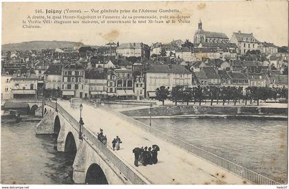 Joigny - Vue générale prise de l'Avenue Gambetta