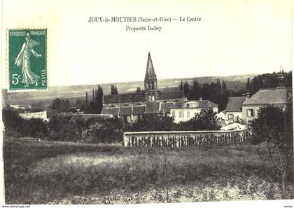 Carte Postale ANCIENNE de   JOUY le MOUTIER - Le centre