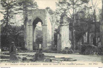 76 - Jumieges - Abbaye de Jumièges - Restes du Chœur et des Chapelles gothiques - CPA - Voir Scans Recto-Verso