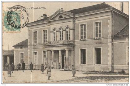 CARTE POSTALE ANCIENNE DE JUZENNECOURT -  2  L'HOTEL DE VILLE