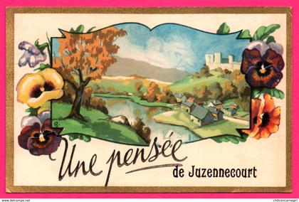 Une pensée de Juzennecourt - Paysage - Orchidées - Pensées - Fantaisie - Colorisée