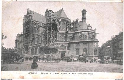 CPA Carte Postale France Paris Eglise Saint Eustache rue Montmartre  VM78349