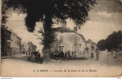 CPA L'ABSIE Avenue de la Gare et de la Mairie (1141441)