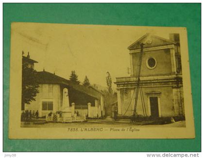 ISERE-L'ALBENC-7838¨PLACE DE L'EGLISE-ANIMEE