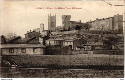 CPA L'ARBRESLE Le Chateau Vue de la BREVENNE Rhone (102210)