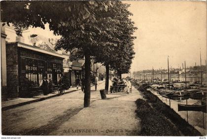 CPA L'ILE-SAINT-DENIS Quai de la Marine (1353215)