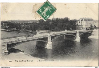 L'Ile Saint-Denis - Le Pont de la Garenne