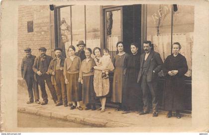 SEINE SAINT DENIS  93  L'ILE SAINT DENIS - CARTE PHOTO CAFE RESTAURANT